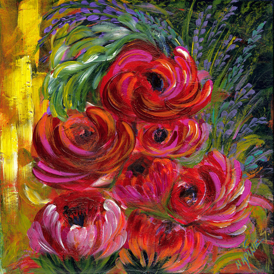 Love Is Kind – Original Acrylic Painting (12x12”)